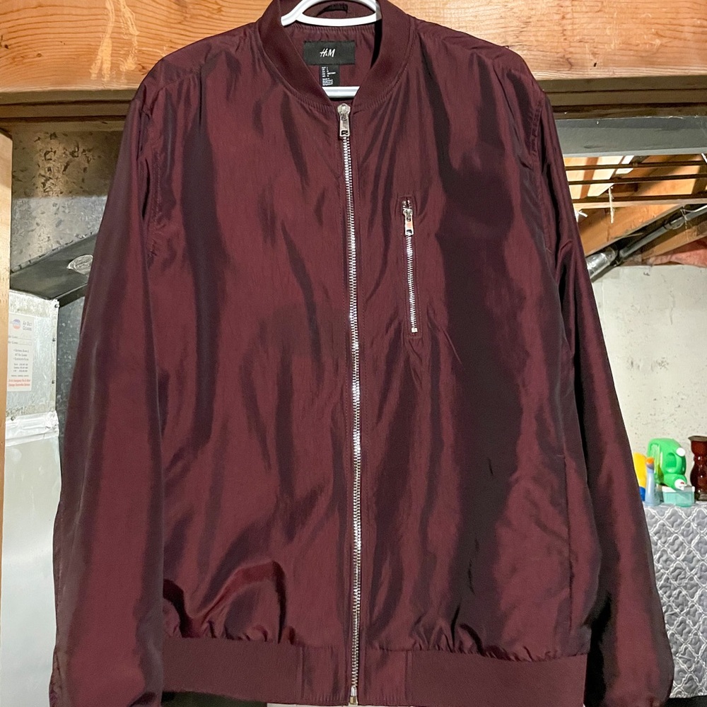 Maroon H&M Light Bomber